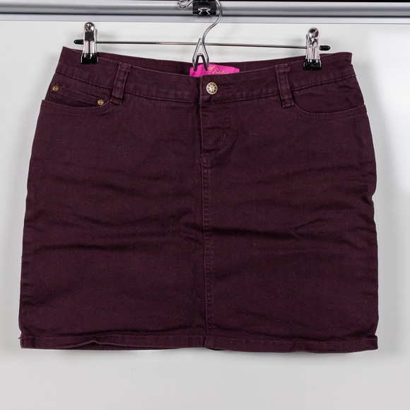 Thalia Sodi Dresses & Skirts - Y2K Thalia Sodi Purple Denim Mini Skirt